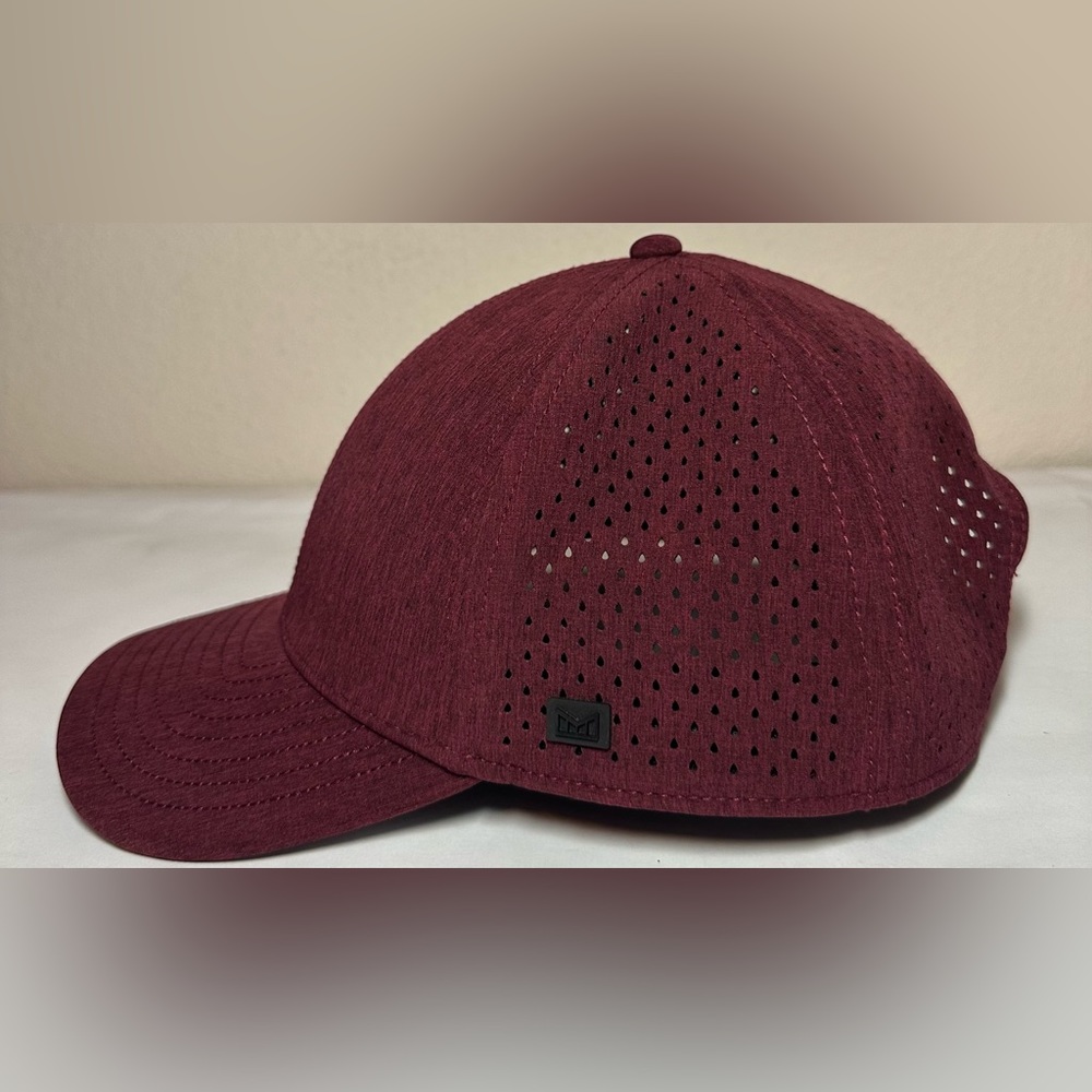 Melin A GAME HYDRO Performance Snapback Hat Heather Maroon